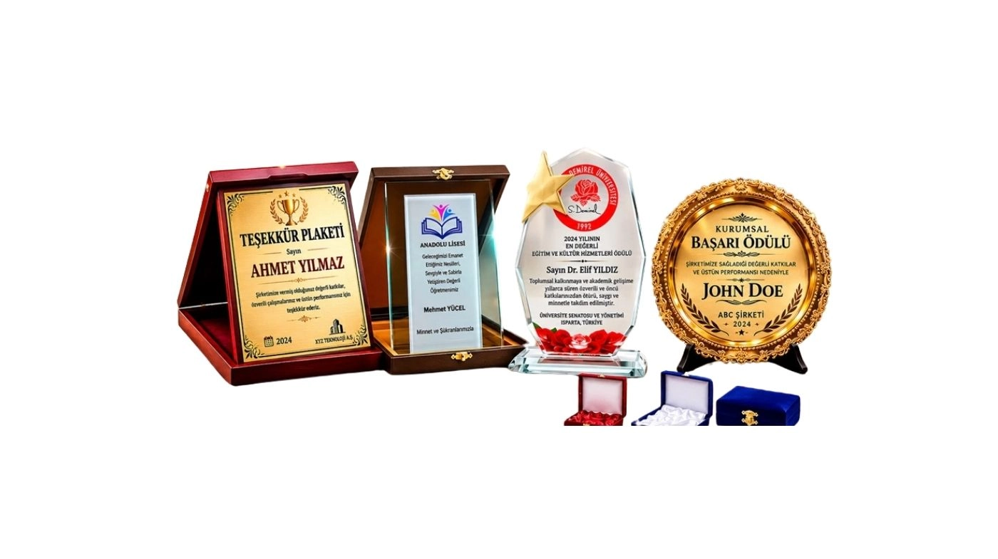 kişiye özel plaket nasıl seçilir?