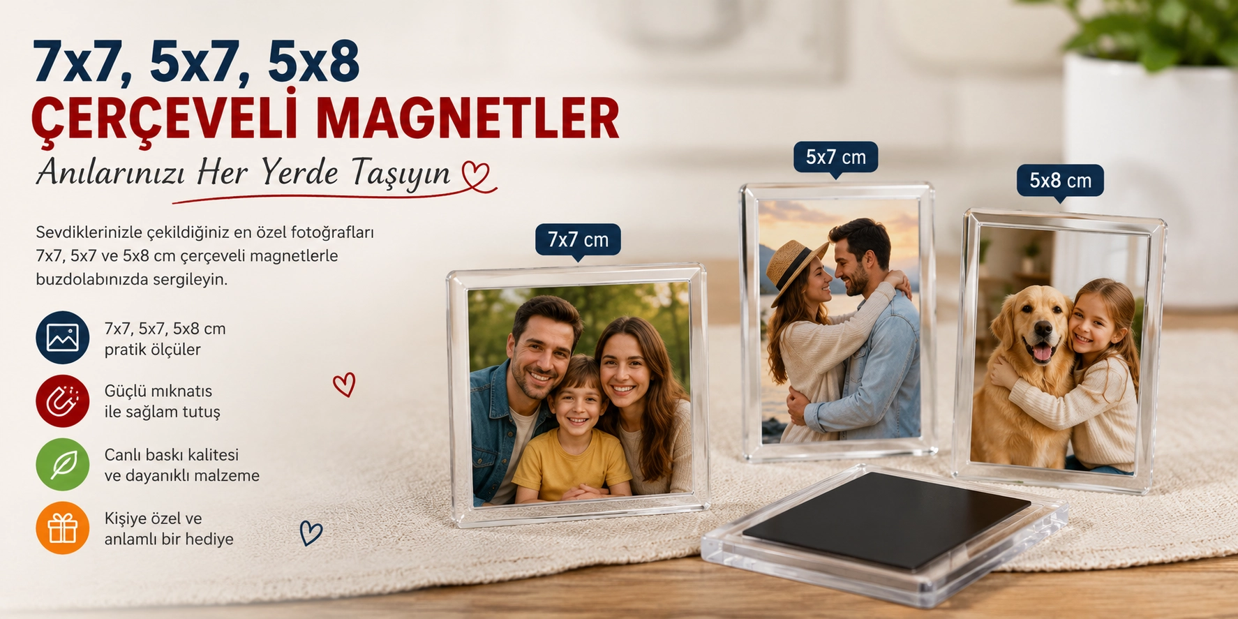 Resimleri Değiştirilebilir Çerçeveli Magnetlerin Avantajları