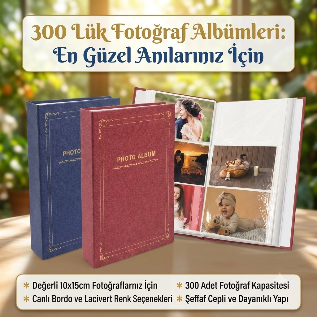 300’lük Fotoğraf Albümü - 10x15cm