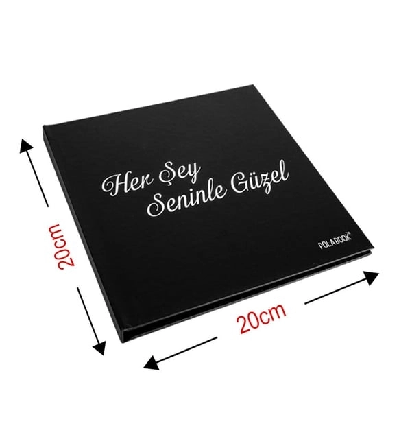 10 adet 10x15 resim+Polabook Her Şey Seninle Güzel Anı Defteri(kalem+sticker)