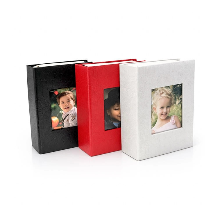 100’lük Deri Pencereli Fotoğraf Albümü - 10x15cm.3 Renk