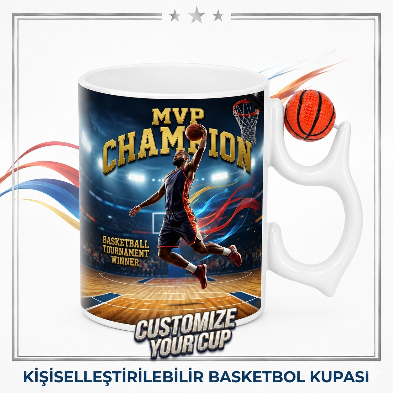 Basketbol Toplu Kupa Bardak
