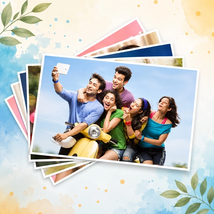100 adet 13x18 Fotoğraf baskı + albüm hediyeli