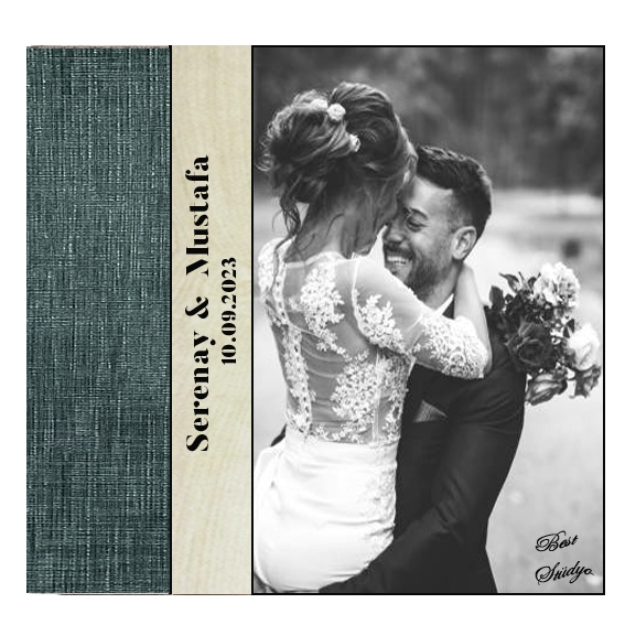 Ricco ahşap kapak albüm
