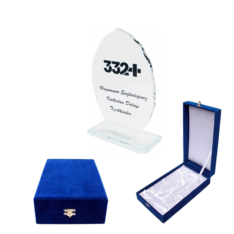 Kristal%20ı%20plaket-kadife%20kutulu%20%20Beyaz%20damla
