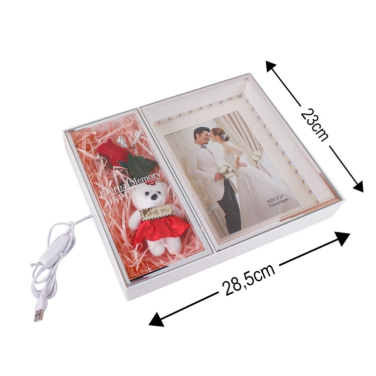 3D LED’li Ayıcık Fotoğraf Çerçevesi