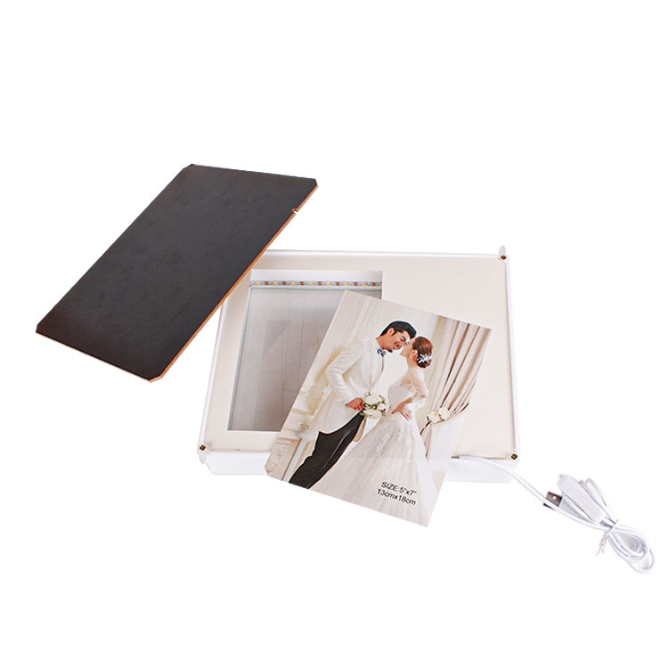 3D LED’li Çiçek Buketi Fotoğraf Çerçevesi