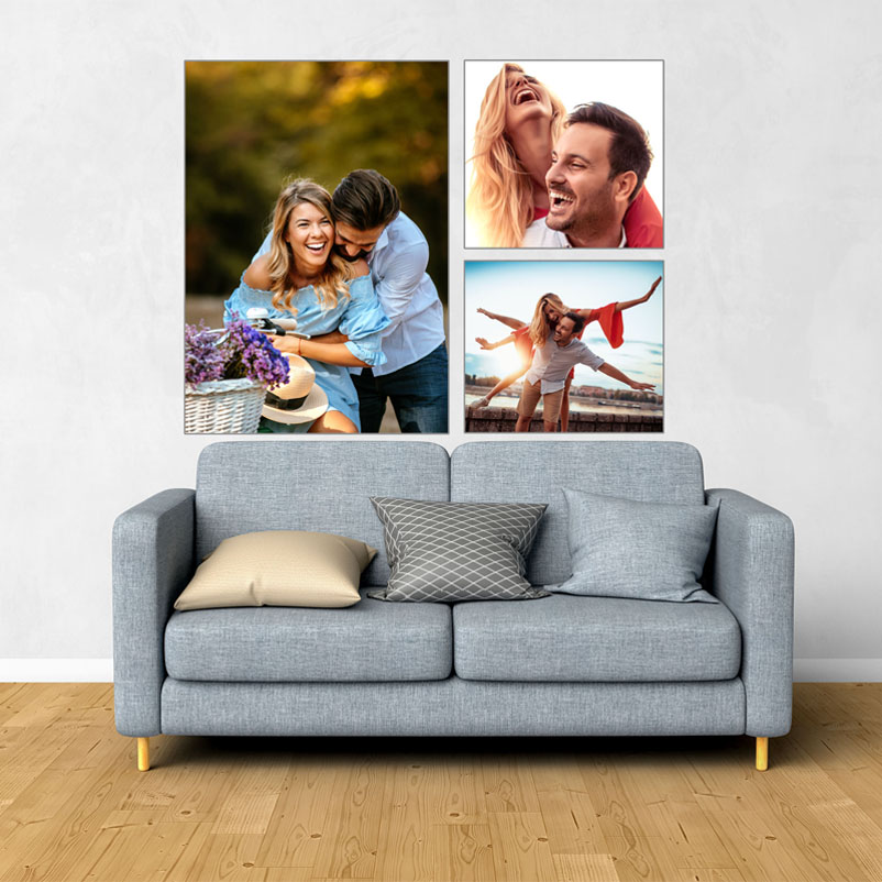 Kanvas 50x70 ve 30x30cm 3 parçalı