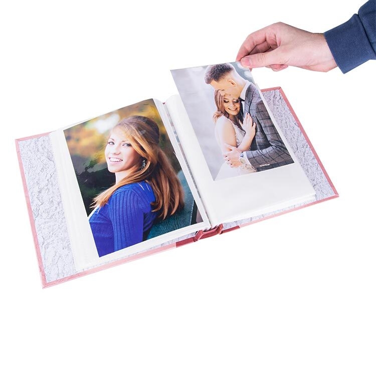 60’lık 13x18cm Fotoğraf Albümü-pembe balık