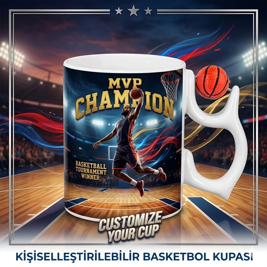 Basketbol Toplu Kupa Bardak