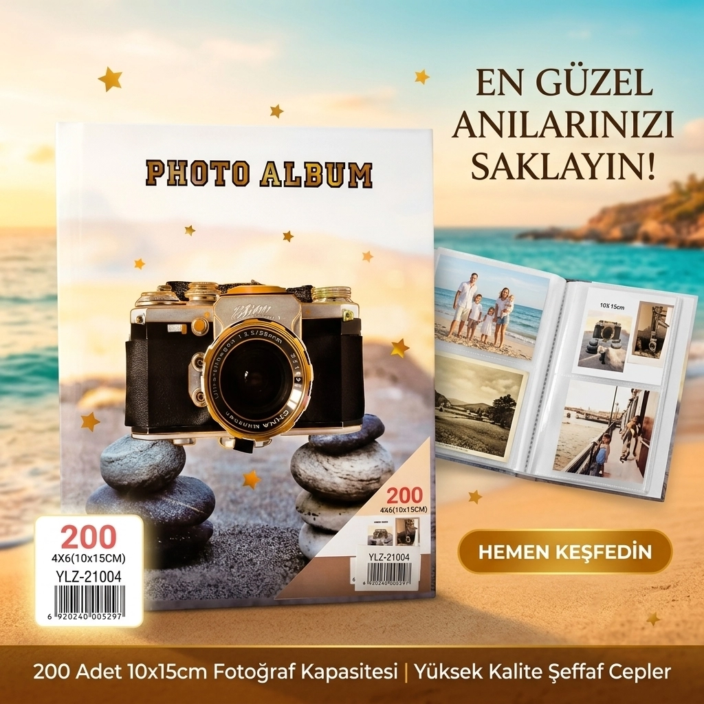 Albüm 10x15 Kutulu Ofset 200 lük