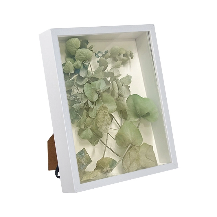 Ahşap Derin Beyaz Hatıra Kutusu - 22x27 cm