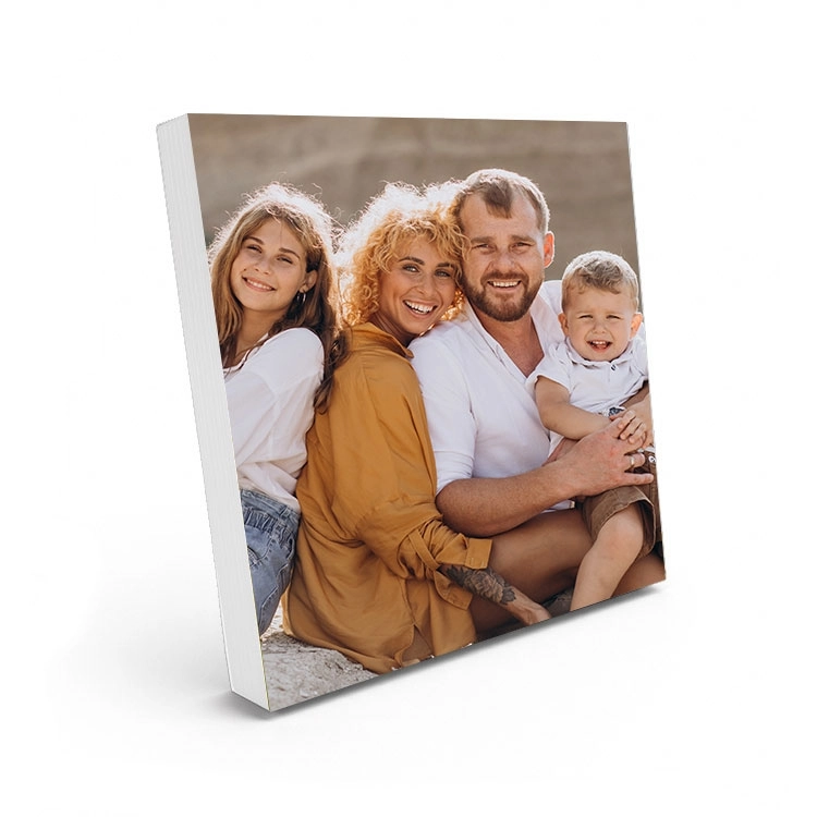 Ahşap Çek Yapıştır Fotoğraf Çerçevesi - 20x20cm-2 adet