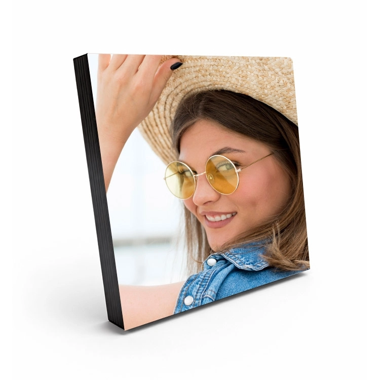 Ahşap Çek Yapıştır Yeni Nesil Fotoğraf Çerçevesi - 13x13cm