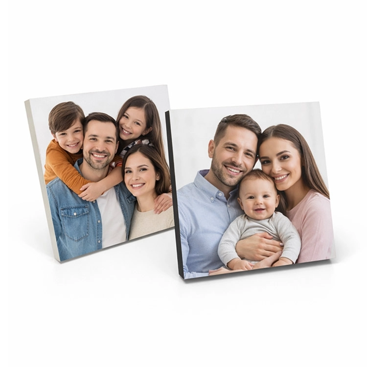 Ahşap Çek Yapıştır Yeni Nesil Fotoğraf Çerçevesi - 13x13cm