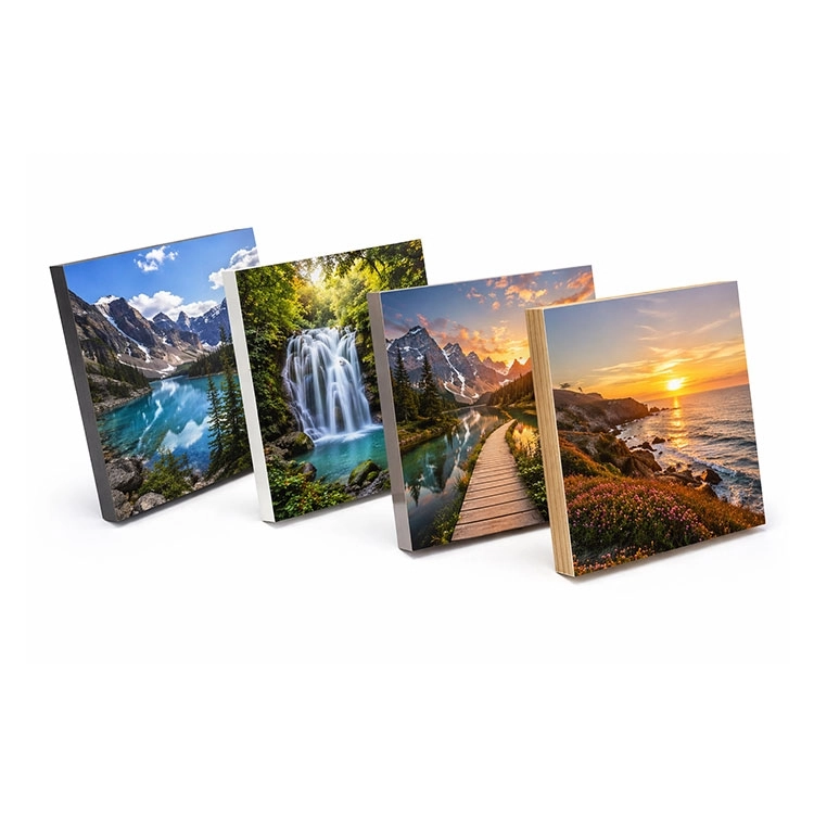 Ahşap Çek Yapıştır Yeni Nesil Fotoğraf Çerçevesi - 15x15cm-2 adet