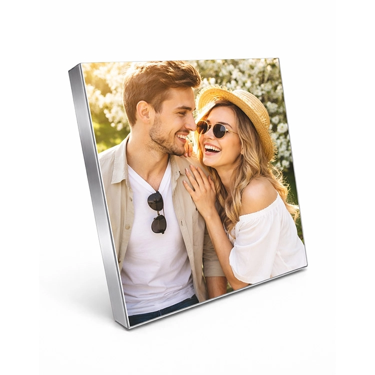 Ahşap Çek Yapıştır Yeni Nesil Fotoğraf Çerçevesi - 15x15cm-2 adet