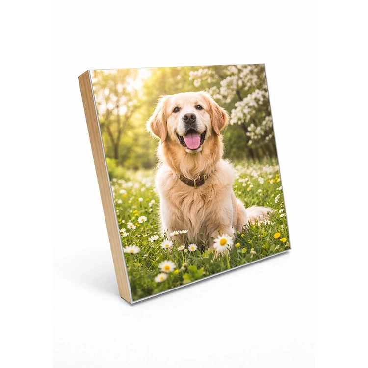 Ahşap Çek Yapıştır Yeni Nesil Fotoğraf Çerçevesi - 15x15cm-2 adet