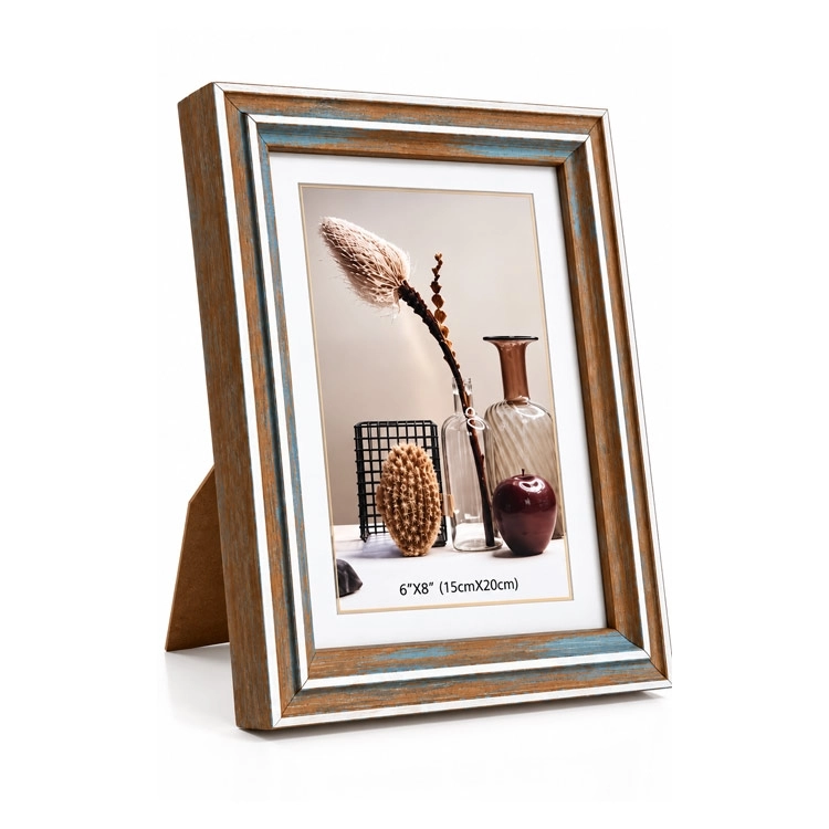 Ahşap Eskitme Fotoğraf Çerçevesi - 15x20cm
