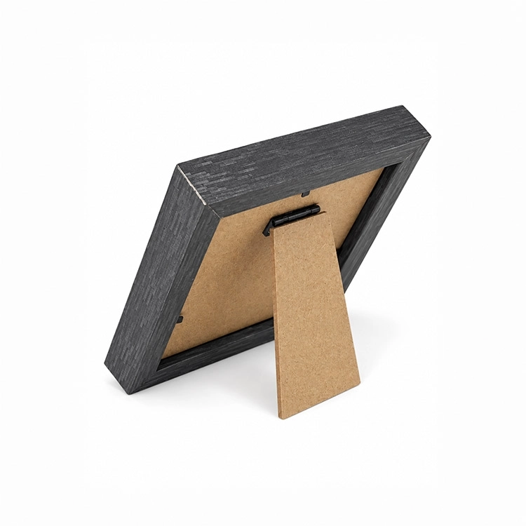 Ahşap Modern Antrasit Mini Fotoğraf Çerçeve - 10x10cm