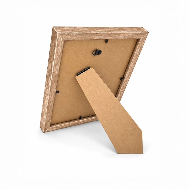 Ahşap Modern Bronz Gold Mini Fotoğraf Çerçevesi - 10x15cm