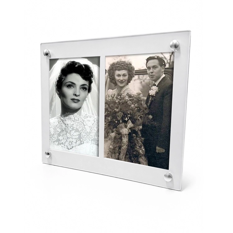 Akrilik İkili Fotoğraf Çerçevesi - 13x18cm-baskılar dahil