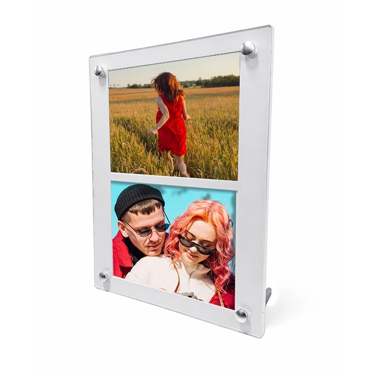 Akrilik İkili Fotoğraf Çerçevesi - 13x18cm-baskılar dahil