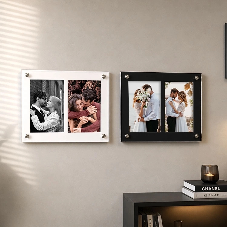 Akrilik İkili Fotoğraf Çerçevesi - 13x18cm-baskılar dahil