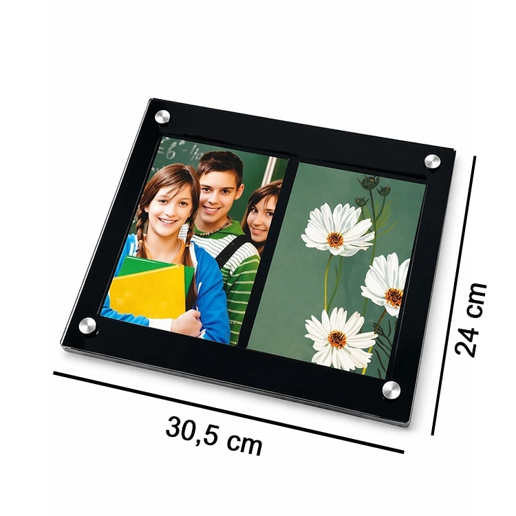 Akrilik İkili Fotoğraf Çerçevesi - 13x18cm-baskılar dahil
