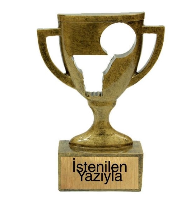 Kupa figürlü ödül heykeli