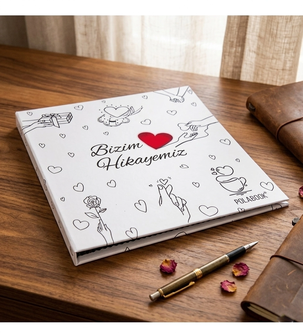 10 adet 10x10 resim+anı Defteri(kalem+sticker)