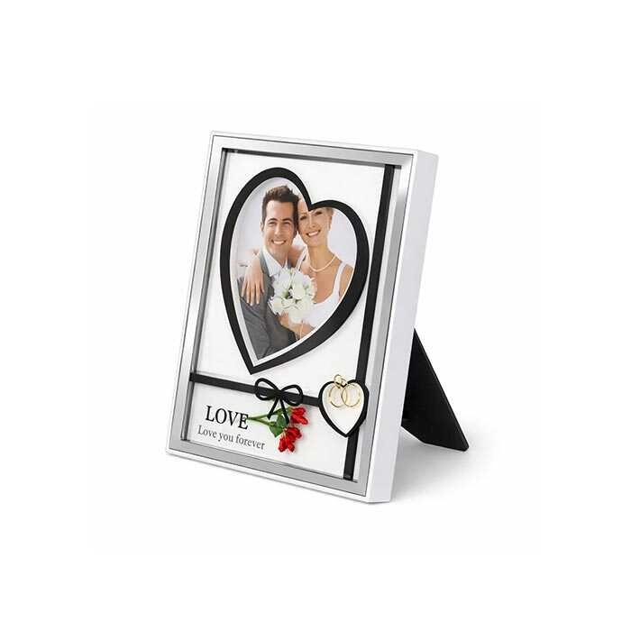 Dekoratif Işıklı Aşk Fotoğraf Çerçevesi 25x20