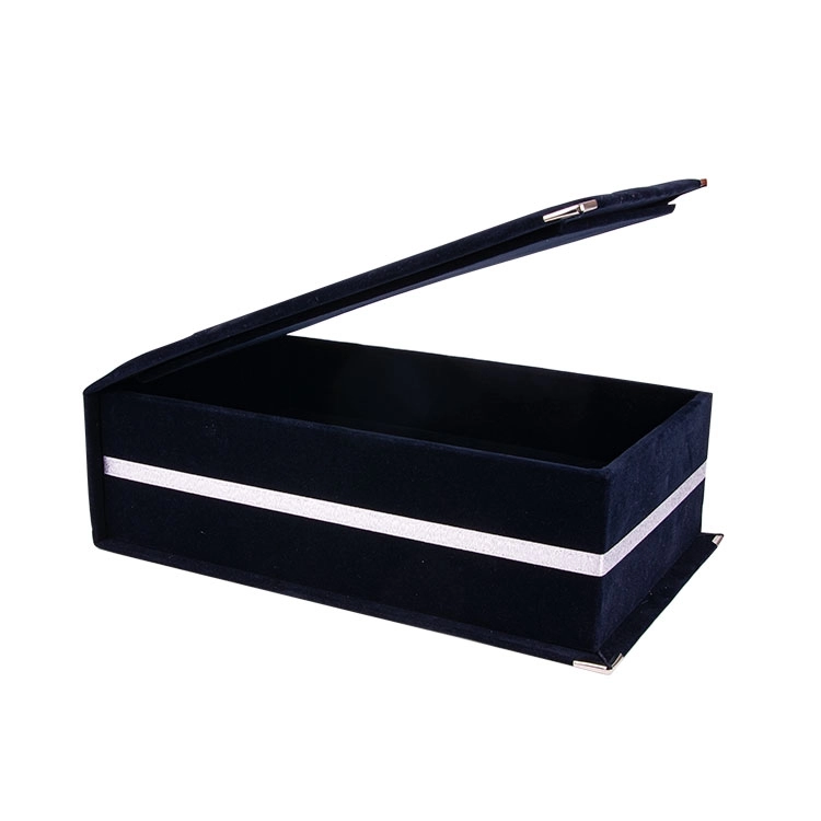 Kristal Cam Plaket Füme renk metal yıldızlı kadife kutulu