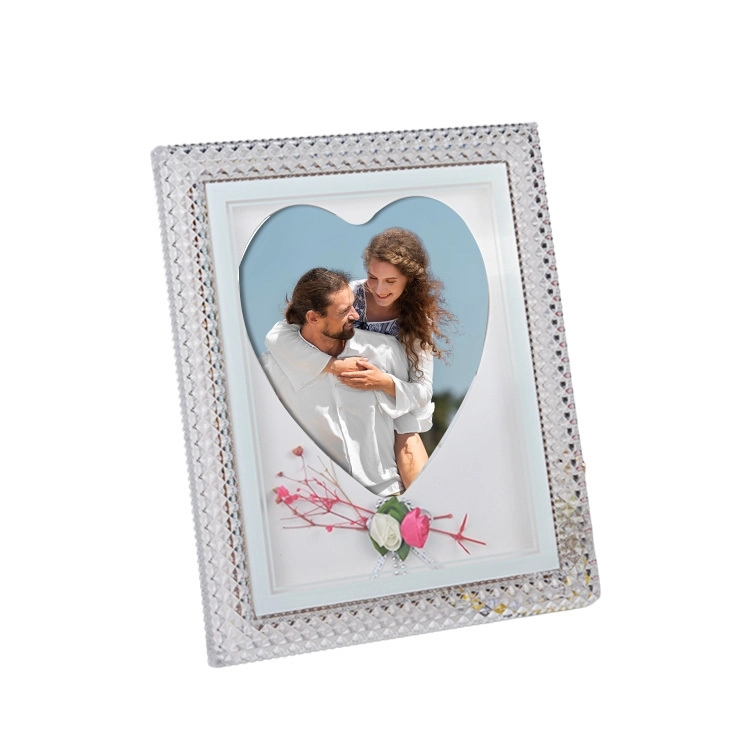 Kalpli Led Işıklı Kristal Fotoğraf Çerçevesi - 20x25cm