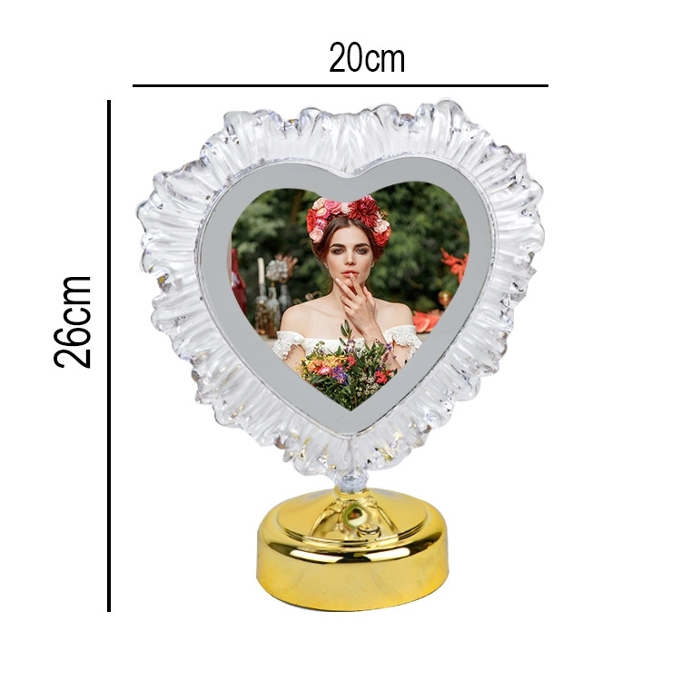 Kristal Kalpli Ledli Fotoğraf Çerçevesi - 20x26cm