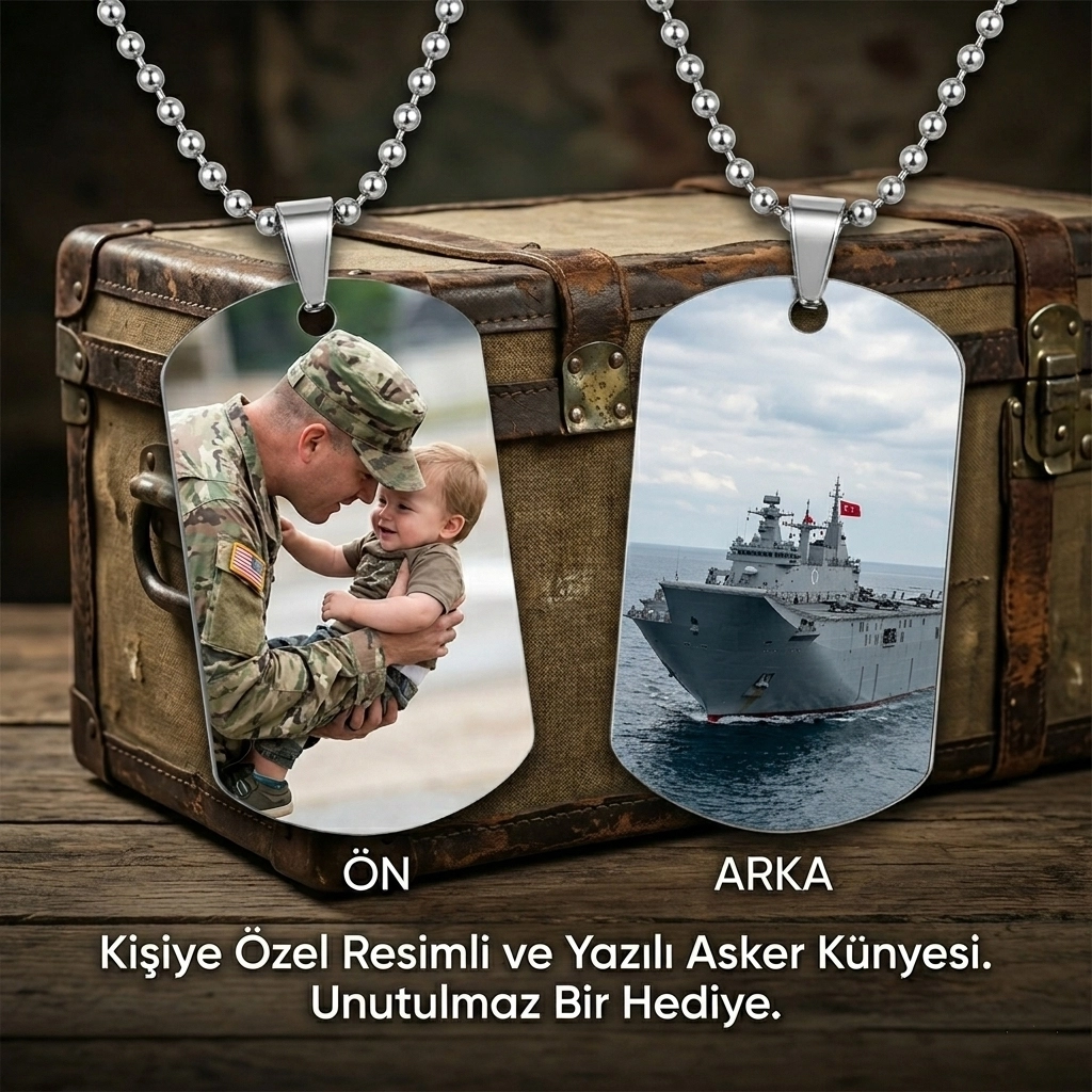 Çift Taraflı Asker Künyesi