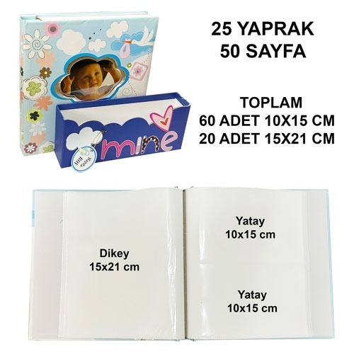 Kutulu%2080′li%20Bebek%20Albümü%2010x15%20&%2015x21%20cm