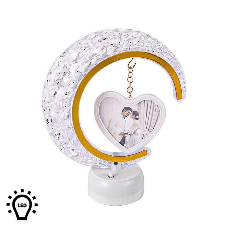 Led’li%20Kalpli%20Hilal%20Fotoğraf%20Çerçevesi
