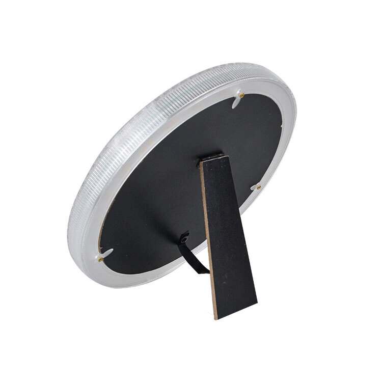 Ledli Yuvarlak Çiçek Buketi Fotoğraf Çerçevesi - 23cm