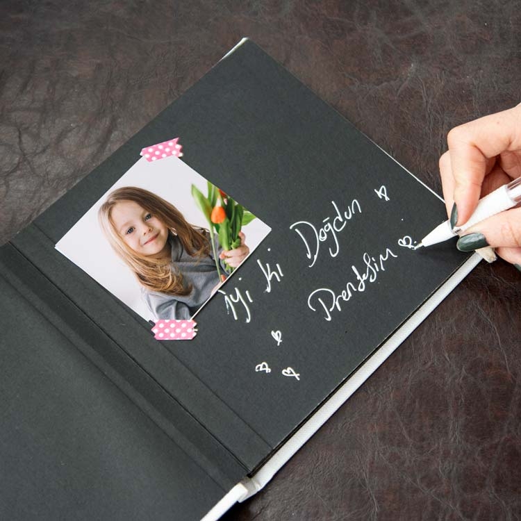 Polabook  Beyaz Mini Anı Defteri