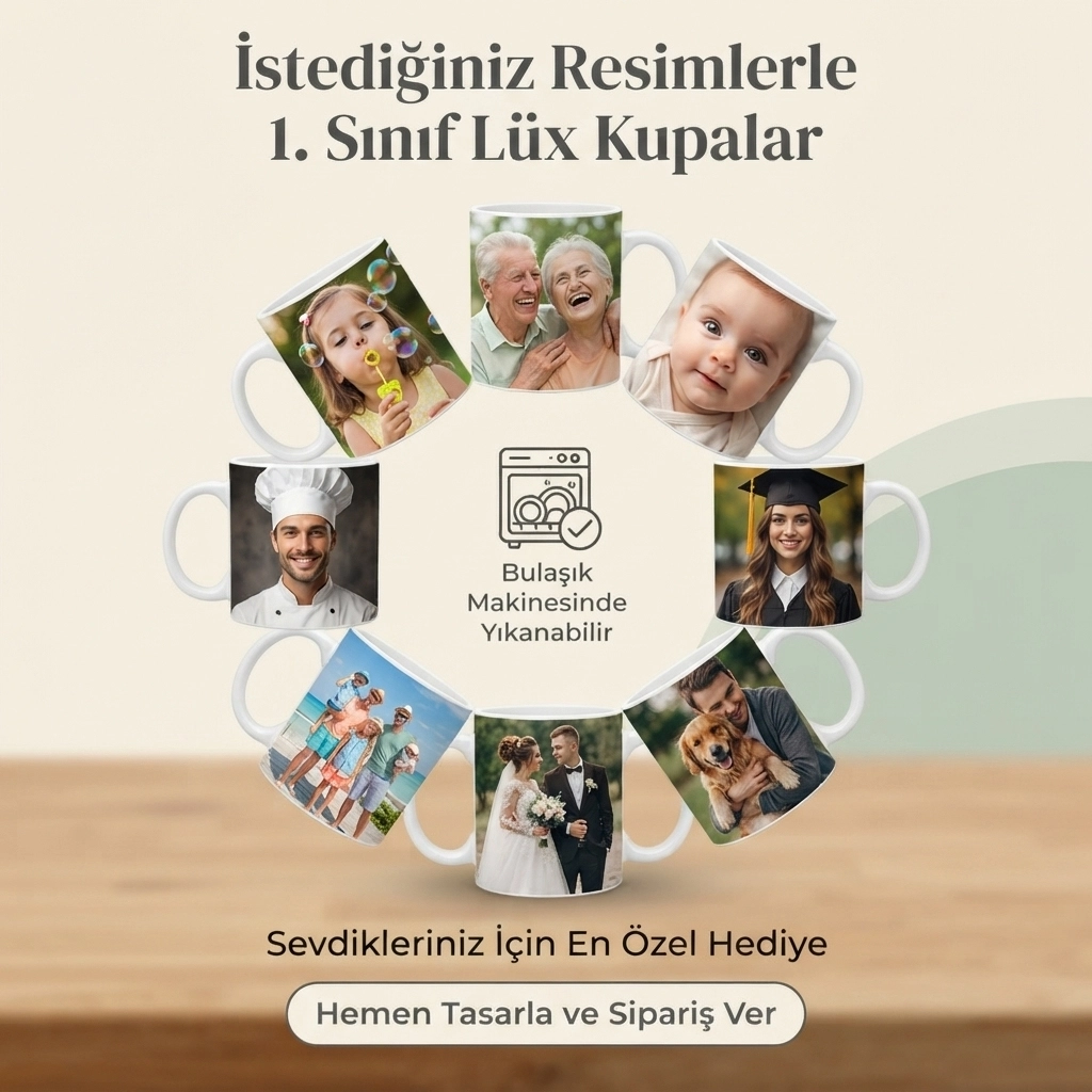 Kupa bardak porselen