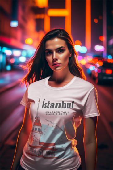  İstanbul Exclusive Pamuk Polyester Tişört