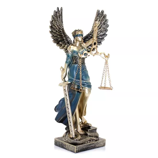 Kanatlı Adalet Biblosu 30 cm