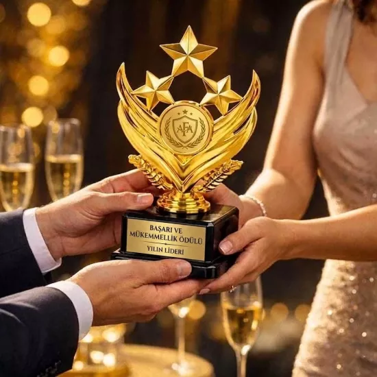 Yıldızlı Zafer Ödül Kupası Altın 