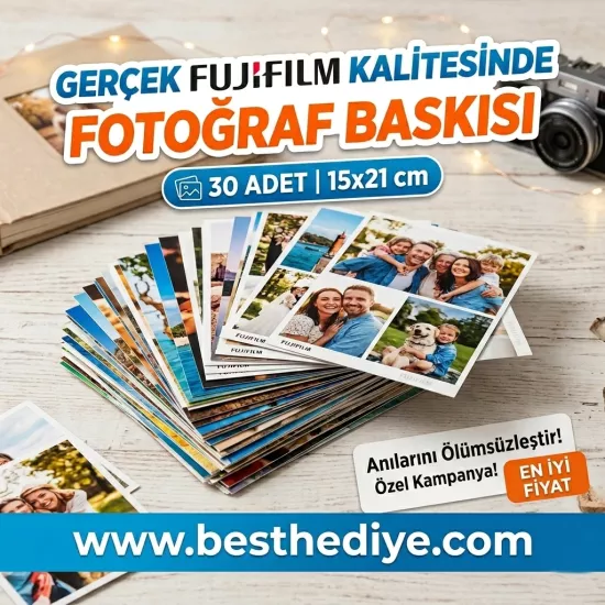 30 adet Fotoğraf baskı 15x21