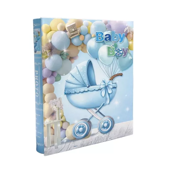 200’lük Kutulu Erkek Bebek Fotoğraf Albümü 