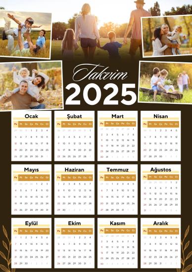 2025 takvim
