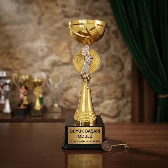 Basketbol Figürlü Ödül Kupası