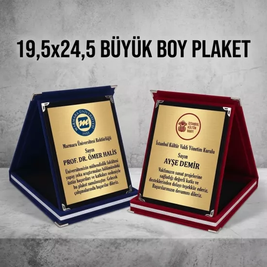 KırmızıKadife Albüm Plaket 16x20