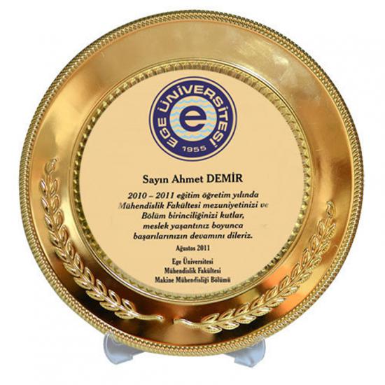 Başak lı ödül tabağı 25 cm